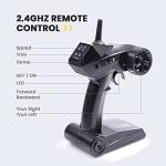 DEERC LED Remote Control Racing Boat for Pools