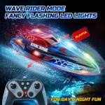 DEERC Remote Control Spider Boat for Kids