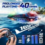 DEERC Remote Control Spider Boat for Kids