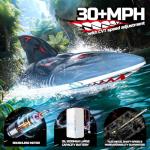 DEERC 30+MPH Fast Brushless Remote Control Boat