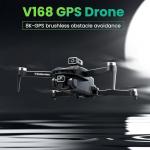 V168 5G HD Camera Drone with GPS and Obstacle Avoidance