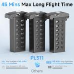 4K Camera Drone with 3 Batteries and FPV