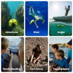 Chasing Dory Palm-Sized Underwater Drone with Camera