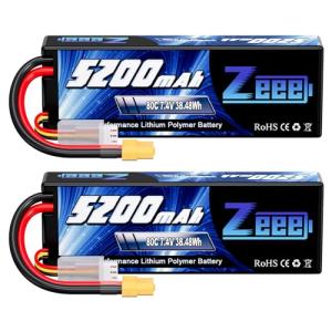 Zeee 2S 5200mAh Lipo Battery with XT60 Plug