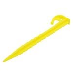 6-Pack Yellow Tent Pegs for Drones and Outdoors