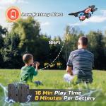 Foam RC Plane Drone for Kids with LED Lights