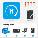 Foldable 2x3 Waterproof Drone Landing Pad