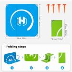 Foldable 2x3 Waterproof Drone Landing Pad