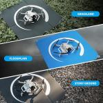 Foldable 2x3 Waterproof Drone Landing Pad