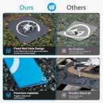 Foldable 2x3 Waterproof Drone Landing Pad