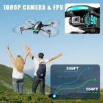 1080P HD Mini Drone with Camera and Accessories