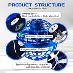 SVJJ 2025 Flying Orb Toy - Hand Controlled Mini Drone