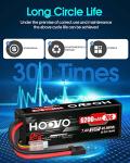 HOOVO 6200mAh 2S Lipo Battery for Drones