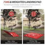 Reflective Nighttime Drone Landing Pad, Waterproof