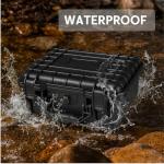 Black Waterproof Hard Case with Custom Foam