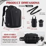 SDYSM Waterproof Camera Backpack for Drones & DSLRs