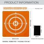 20-Inch Foldable Drone Landing Pad – Eco-Friendly