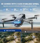 4K GPS Camera Drone, 45 Min Flight, Foldable