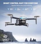 4K GPS Camera Drone, 45 Min Flight, Foldable