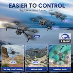 Naseto 4K GPS Drone with LCD Screen Controller