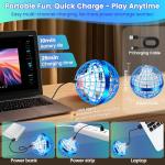 Flying Orb Ball Toy with LED Lights – Fun Mini Drone