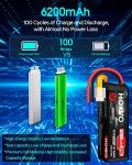 HOOVO 6200mAh 6S LiPo Battery with EC5 Plug