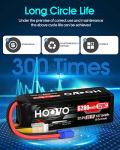 HOOVO 6200mAh 6S LiPo Battery with EC5 Plug