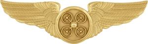 Smith & Warren Gold UAS Pilot Wing Pin