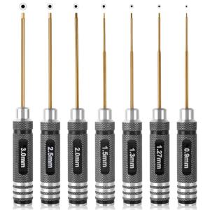 Professional 7PCS RC Titanium Hex Screwdriver Set