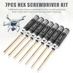 Professional 7PCS RC Titanium Hex Screwdriver Set