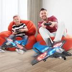 Foam RC Plane Drone for Kids with LED Lights