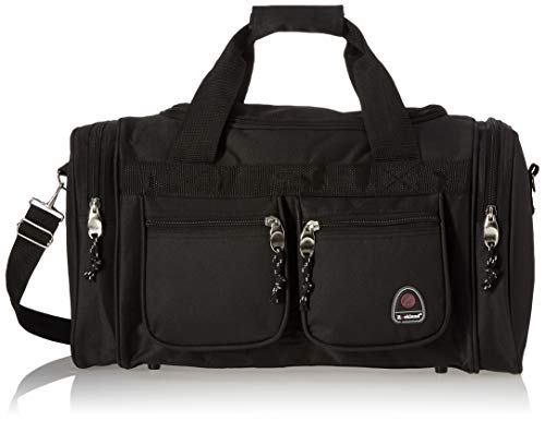 Black Rockland Duffel Bag - 18.5" x 10.5" x 8.5