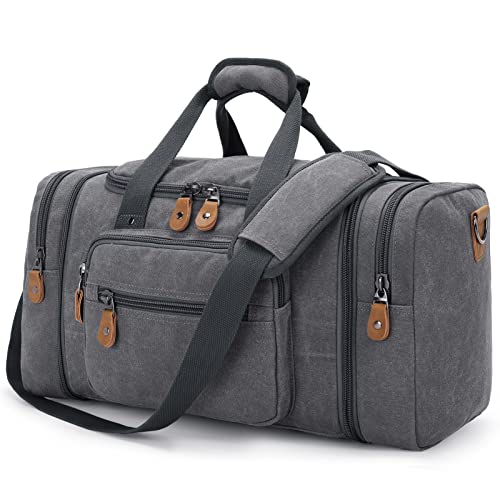 Gonex 60L Canvas Duffle Bag for Aviation Travel