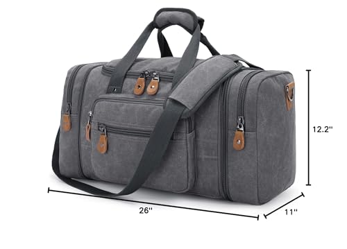 Gonex 60L Canvas Duffle Bag for Aviation Travel
