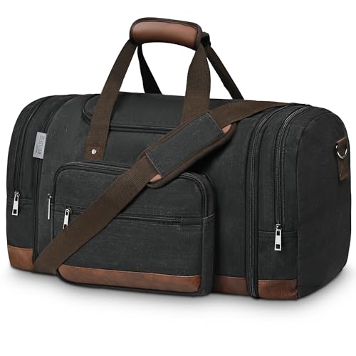 Aviation Canvas Crossbody Bag - Large Capacity Tote