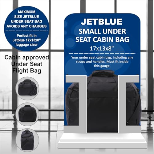 17x13x8" Aerolite Underseat Carry On for jetBlue