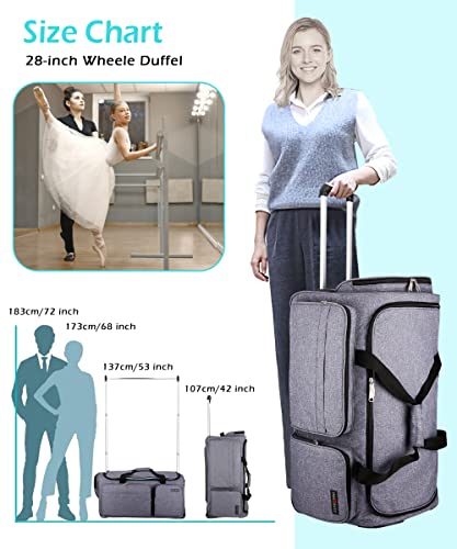 Aviation Dance Bag, Collapsible Travel Rack, Rolling Suitcase