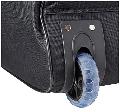 Black Rockland Rolling Duffel Bag - 22 inches