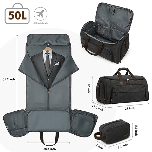 Convertible 2-in-1 Travel Garment Duffle Suit Bag