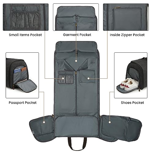 Convertible 2-in-1 Travel Garment Duffle Suit Bag