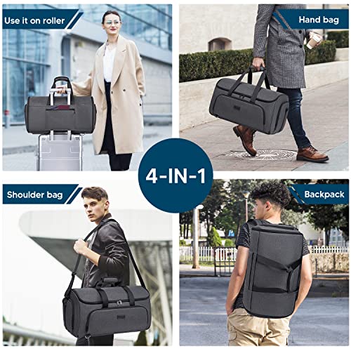 Convertible Garment Duffel: Waterproof 4-in-1 Travel Bag