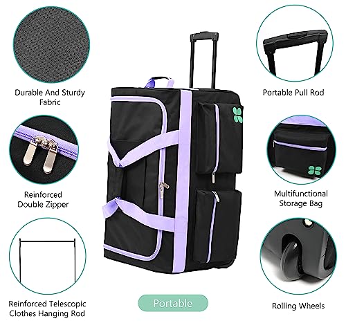 27" Dance Bag With Garment Rack, Travel-Friendly