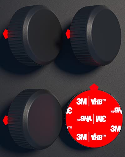 Waterproof Air Tags with Adhesive Sticker - Black