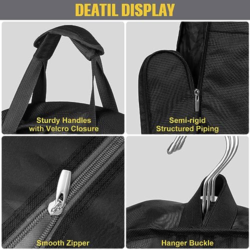 Aviation-Specific: Foldable Travel Garment Bag for Aviation Pros