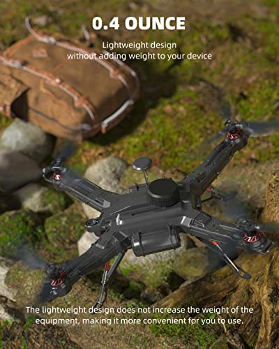 Waterproof Air Tags with Adhesive Sticker - Black