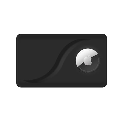 Slim Airtag Wallet Card Holder - Black
