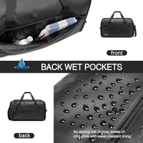 Convertible Garment Duffle Bag with Shoe Compartment