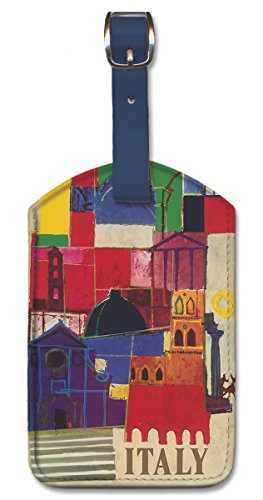 Italy Leatherette Luggage Tag by Alerbo Moroni