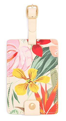 Ban.do Women's Floral Leatherette Aviation Luggage Tag
