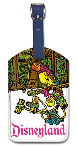 Disneyland Luggage Baggage Tag by Jebavy Aviation Art